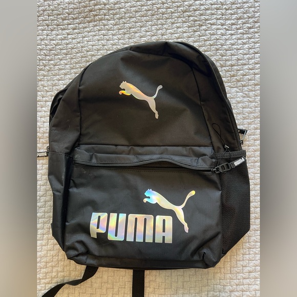 Puma Reflective Black Backpack - Picture 1 of 7